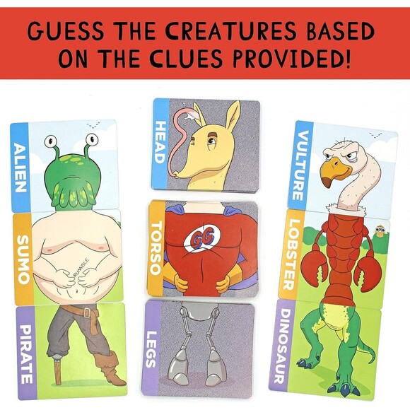 Nonsensical Creatures – A Hilarious Guessing & Clue-Giving Game, Gatwick Games - Picture 4 of 8